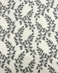 Cadillac Pewter Embroidered Fabric
