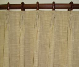 French pleated drapes