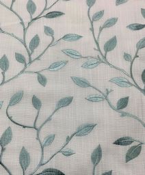 Capri Cloud Blue Embroidered fabric