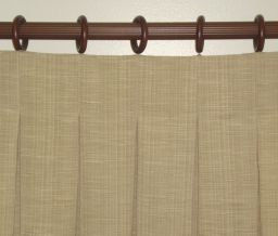 Inverted Pleat drapes made to order