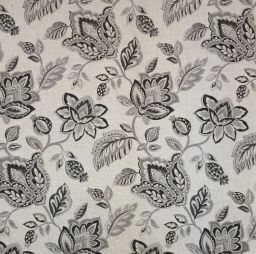 Karma Charcoal Fabric