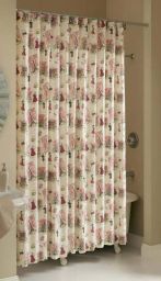 custom long length shower curtain