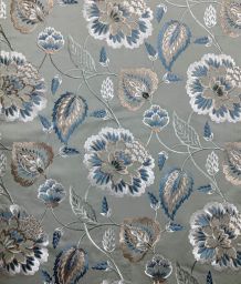 Lydia Haze Embroidered Fabric Per Yard