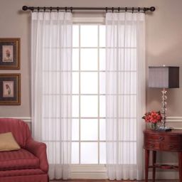 Pinch Pleated Sheer Drapes (Unlined)