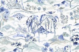 Willa Indigo Fabric Per Yard