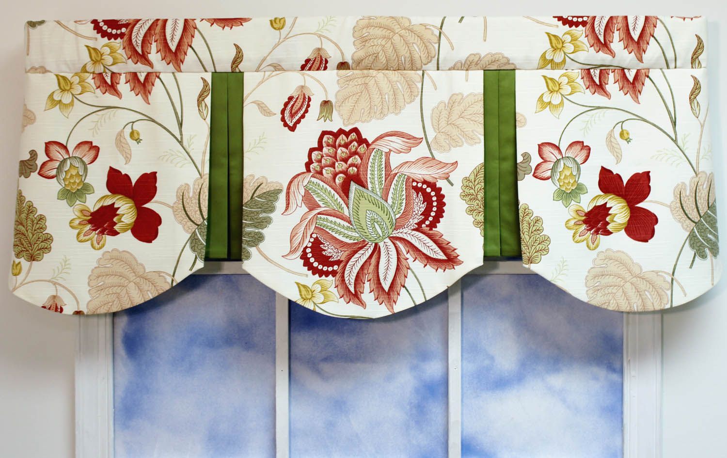 Scalloped valances discount
