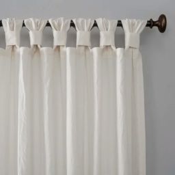 Custom Gathered Tab Top Drapes