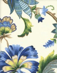 Azahar Blue Fabric Per Yard
