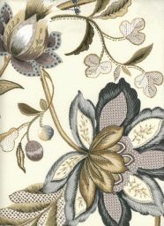 Azahar Grey Fabric Per yard