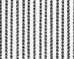 Classic Ticking Black Fabric