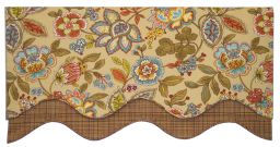 Double Layered Scalloped Soft Cornice