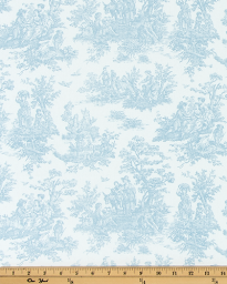 Jamestown Weathered Blue Fabric Per Yard