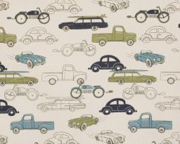 Retro Rides Felix Fabric Per Yard