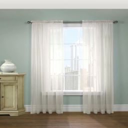 Rod Pocket Sheer Drapes (Unlined)