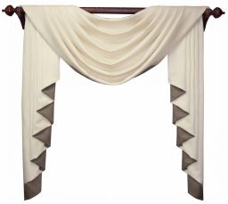 pole swag and jabot set