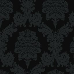 Damasco Black Fabric