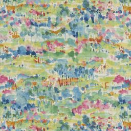 Water Coloring Bloom Fabric