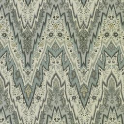 Bray Flamestitch Mineral Fabric Per Yard