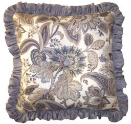 Decorative Ruffled Pillow 