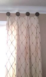 Pleated Drape Panel with Loops