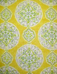 Mirage Medallion Citrus Fabric