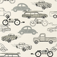 Retro Rides Leads Fabric Per Yard