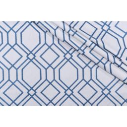Harris Cobalt Embroidery Fabric