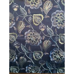Lydia Navy Embroidered Fabric