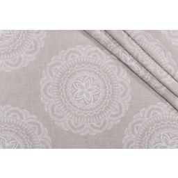 Mandala Linen Embroidery Fabric