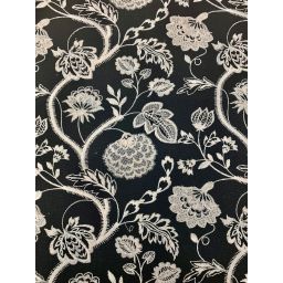 Marissa Black Embroidered Fabric